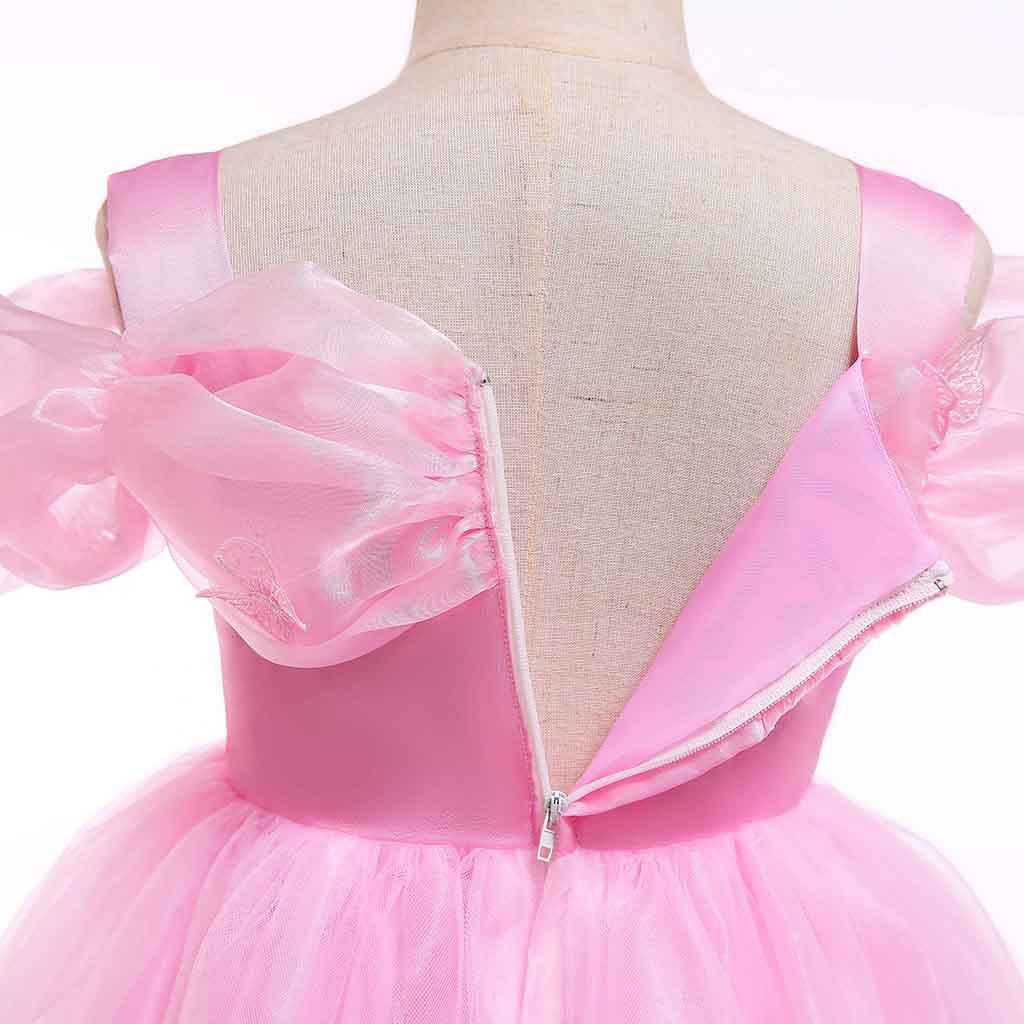 Детское пышное платье принцессы для подружки невесты на день рождения, свадебное платье