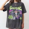Футболка с принтом группы Gorillaz, короткий рукав, альтернативная, электронная, EDM, DJ, пост-панк, футболка группы, мужская, женская, лето 2026, уличная одежда ...