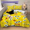3Pcs Spongebob Squarepants Bedding Set Soft Fabric Duvet Cover Pillowcases Home Xmas Halloween Gift 1 Duvet Cover 2 Pillowcase S11000