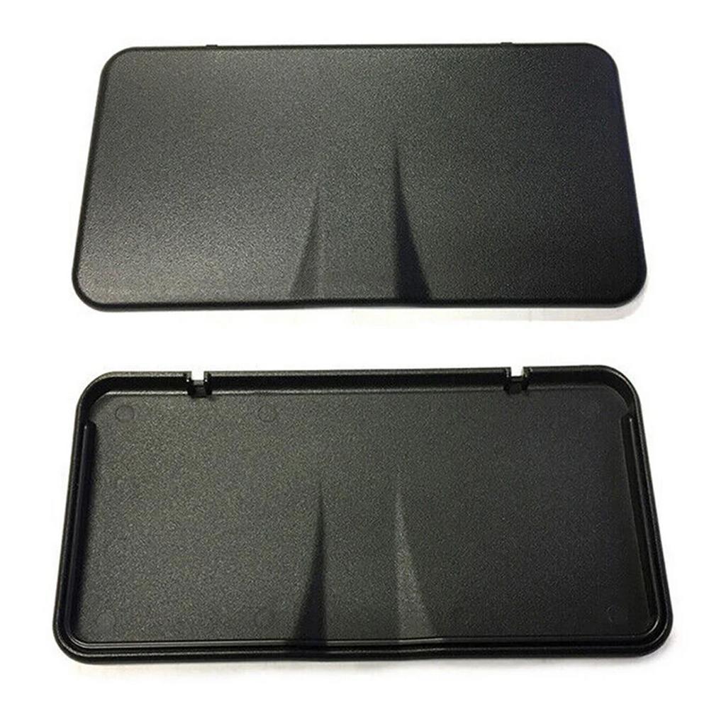 1x Black Sun Visor Vanity Mirror Cover For Corvette C6 2005-2013 Replace 899267