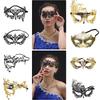Elegant Metal Diamond Mask Masquerade Couple Halloween Party Women Accessory