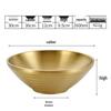 Wutuo 33cm Gold Conical Multipurpose Bowl