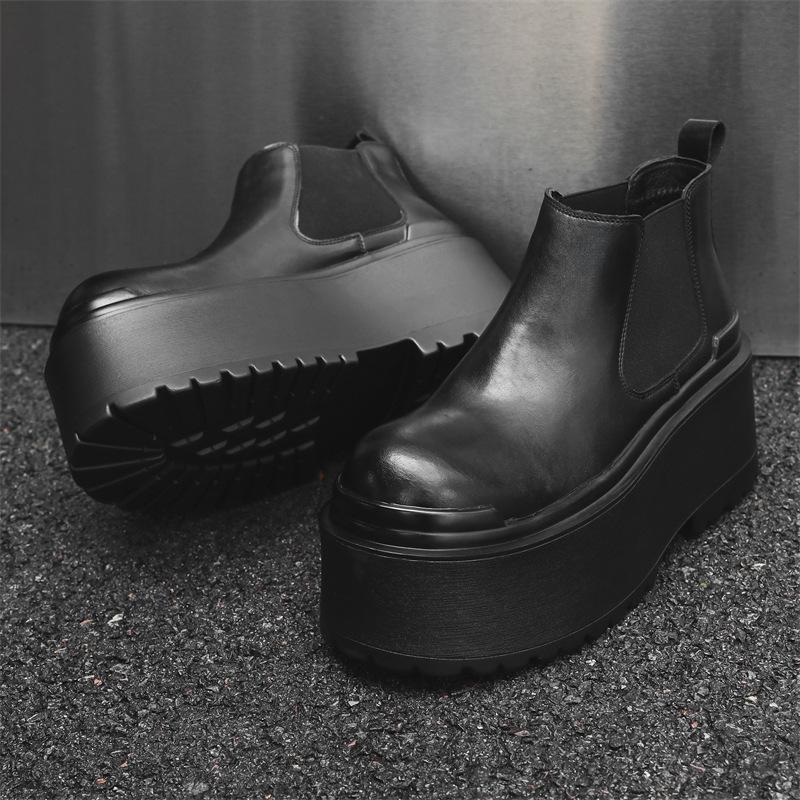 British Retro Tooling Martin Boots Thick-Soled Hate Sky High, Light And Comfortable Versatile Short Boots Sleeve 16899-J