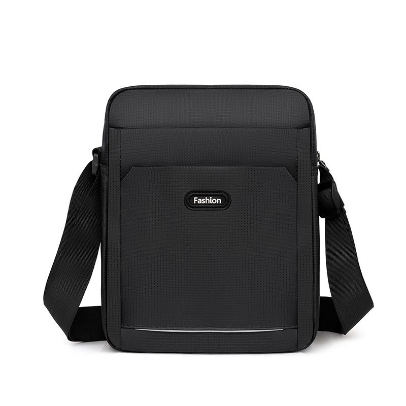 Мужская деловая повседневная сумка кроссбоди - Простой Оксфордский плечевой слинг для поездок на работу и использования на открытом воздухе