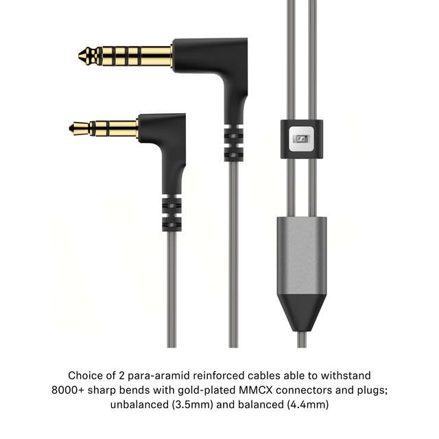 Проводные наушники Sennheiser IE 600 с динамическим каналом, аудиофайл High End MMCX, аморфный циркониевый материал, высокая звукоизоляция []