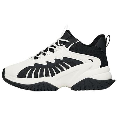 Кроссовки Lifestyle Series с флисовой подкладкой, нескользящие, прочные, низкие, женские, цвет черный, белый 122148985-3