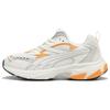 Morphic Comfortable Lightweight Slip-Resistant Durable Low-Top Casual Running Shoes Unisex Sneaker Beige Orange 392724-35