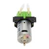 D-2 2*4mm   12V   Peristaltic Liquid Pump Dosing Pump for Laboratory Analytic(Green)