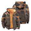 Мужское бархатное пальто с длинным рукавом и карманом Fashion Plus