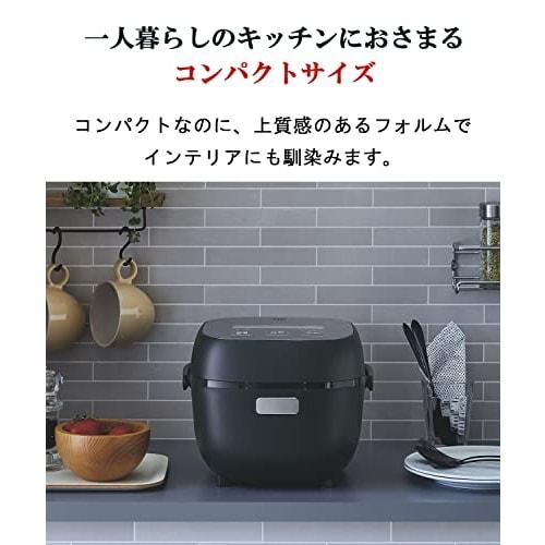 Tiger Thermos (TIGER) Rice Cooker, 3 Cups, For Living Alone, Microcomputer, Super Delicious Menu, Frozen Rice Menu, Cooking Menu Included, Freshly Coo