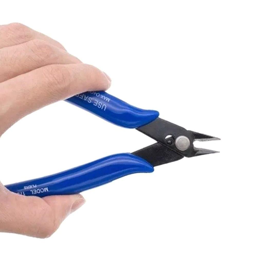Carbon Steel Nipper Electrical Wire Cable Cutters Mini Flush Pliers Cable Stripper Diagonal Pliers