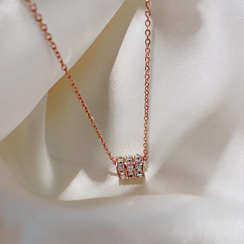 Trendy Titanium Steel Clavicle Necklace - Unique Design for Women