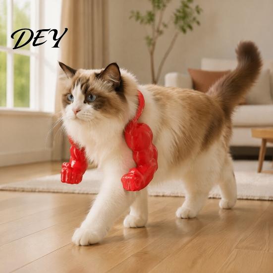 Интерактивные аксессуары для игры с кошкой, Мышечные руки, Забавные 3D-печатные мускулистые питомцы, Смешные костюмы для Хэллоуина, Наплечное крепление, Кошачий косплей,