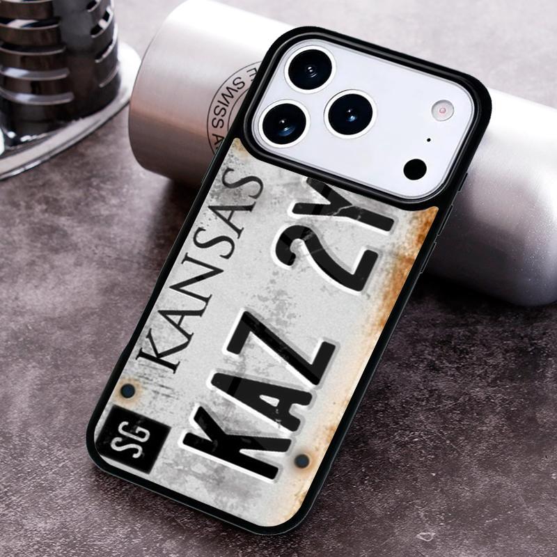 Ретро Забавная Номерной Знак Номер Телефонный Чехол для iPhone 17 16 15 Pro Max Air 14 13 12 11 Plus Ударопрочный Capa Чехол
