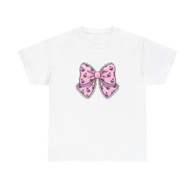 Magic Bow Shirt Halloween Sorcery Gift Women Cute Tee Bow T-Shirt Spooky Fan