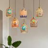 Отель Кафе Экзотического Стиля Богемный Стиль Классические Маленькие Подвесные Светильники Креативная Мозаичная Стеклянная Люстра