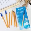 KZ-57 Yellow Barrel Ballpoint Pen, 1.0mm Bullet Tip with Blue Oil-Based Ink