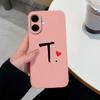 Розово-черный чехол для телефона в парном стиле для Tecno Spark Go 2 3 1 1S, простой корпус с буквами, мягкий силикон, противоскользящий, прочный корпус