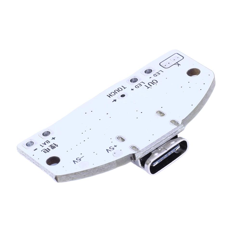 Печатная плата настольной лампы Type-C с зарядкой через USB, 3-ступенчатая плавная регулировка яркости, сенсорный светодиодный небольшой ночник, модуль управления