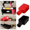 1Pair Car Battery Terminal Cover, Soft Rubber Vehicle Insulating Battery Protector, Automotive Stud Connector Top Post Cap