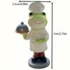 1 шт. милые профессиональные украшения в виде лягушки, врачи, медсестры, повара, пожарные, можно использовать в качестве настольных украшений, офисные подарки для друзей