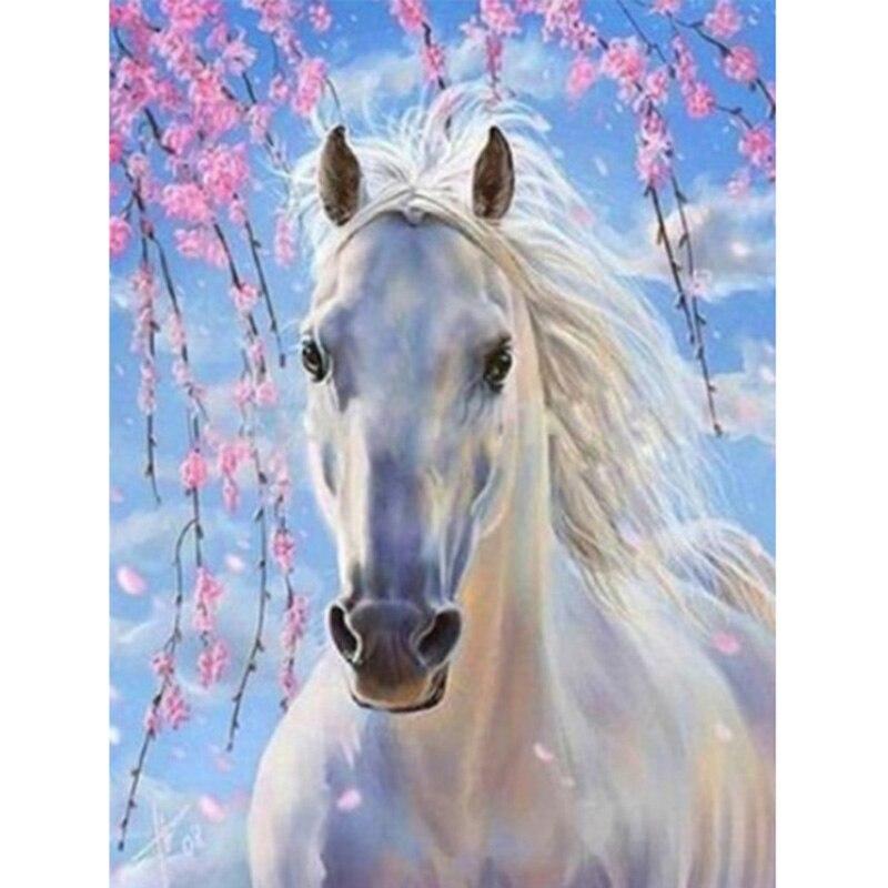 Horse DIY 5D Diamond Painting Full Round Drill Mosaic Animal Diamond Embroidery Cross Stitch Kits Home Decor
