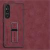 Sheepskin Leather Case for Sony Xperia 1 VII V Ii Matte Silicone Bumper KickStand Holder Cover for Xperia 10 V VI 1 V II 5 IV