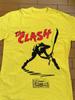 Новая коллекция Группа The Clash Подарок для фаната S-2345XL Желтая футболка Унисекс футболка