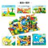 CHTOY Slope Toy Building Blocks Jungle Adventure Toy Blocks Looping Coaster 3D Puzzle для детей Рождественский подарок на день рождения (170шт)