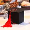 25pcs Graduation Cap Candy Boxes Graduation Candy Box Treat Box with Tassel for Graduation Gift Graduation Party Supplies Packaging Box Candy Box