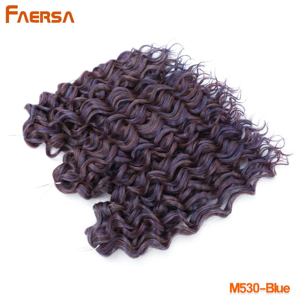 Волосы Ocean Wave Crochet Deep Wave Hawaii Curl Crochet Braids Синтетические косички Наращивание волос Ombre Blonde 18 дюймов Африканские кудри