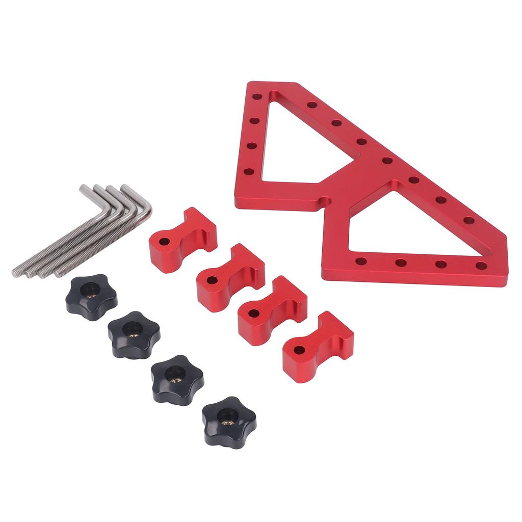 Adjustable Right Angle Positioning Clamp W Type Aluminum Alloy Woodworking Auxiliary Fixture