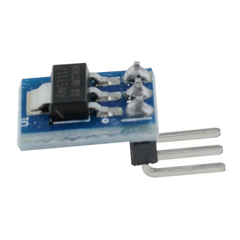 5 шт. 5 В до 3,3 В DC-DC понижающий модуль питания AMS1117 800MA автоматическая регулируемая повышающая плата начальное предельное напряжение