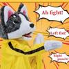 Smiling Critters Plush Cat Toy Puppet Hand Puppet Husky Boxing Puppet Finger Battle Sound Plush Toy Doll Birthday Gift