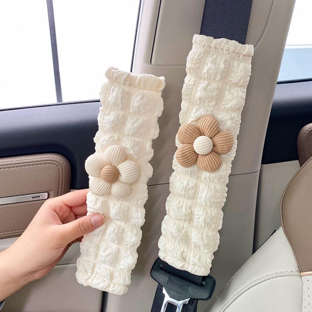 Delicacy Safety Belt Protector Decoration Seatbelt Shoulder Pads Car Accessories