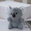 Adorable Cartoon Koala Plush Doll Cozy Soft Keychain Plush Toy For Collectors