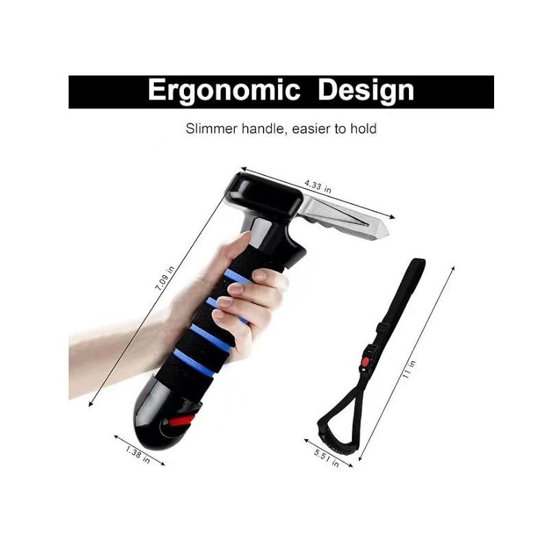 Переносная ручка для поддержки автомобиля, 5-в-1 ручка для двери автомобиля с зажимами для ремня безопасности и оконными рамами, помощь в стоянии в автомобиле для пожилых людей или инвалидов