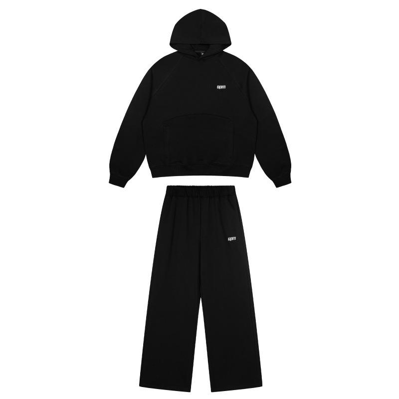 6PM Худи и спортивные штаны с вышитыми буквами в стиле хип-хоп Мужской спортивный костюм