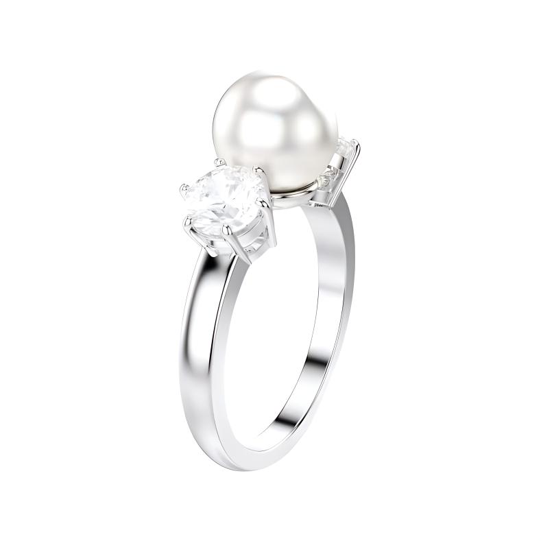 Swarovski Кольцо с кристаллами и жемчугом Matrix 5689630