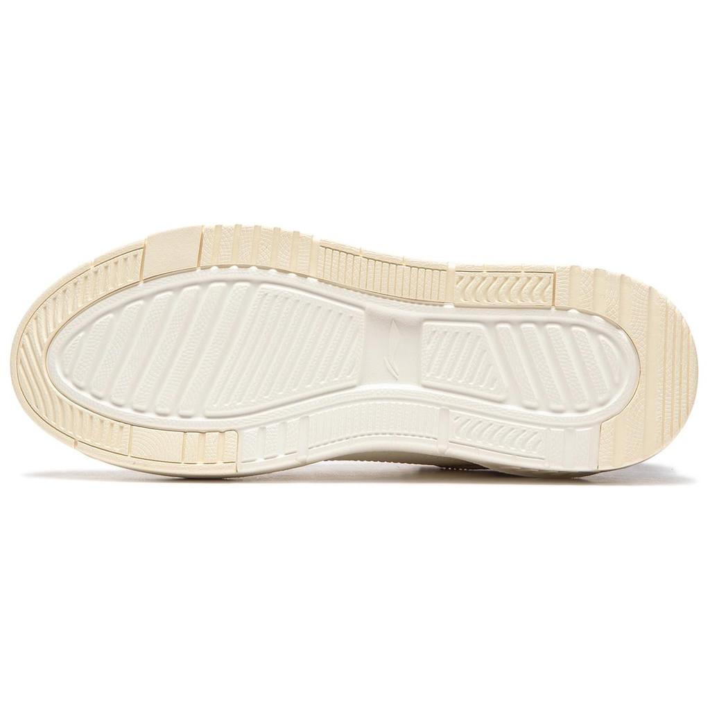 Li Ning Common 80s Мягкая упругая толстая подошва, увеличивающая рост, удобная, универсальная, износостойкая, нескользящая, низкая обувь для скейтбординга AGCU084-3