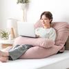 Living In the Bed of the Hug Seat Chair Back Cushion Reclining 18 Level Gear 2way Body Pillow Nursing Cushion Seat Chair Washable Cute Stylish