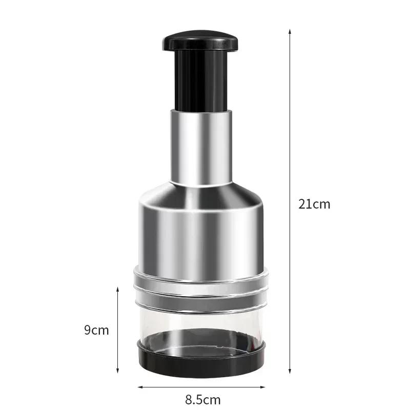 Ручной измельчитель из нержавеющей стали 304, измельчитель для лука, чеснока, орехов, чеснока, лука, кухонная утварь