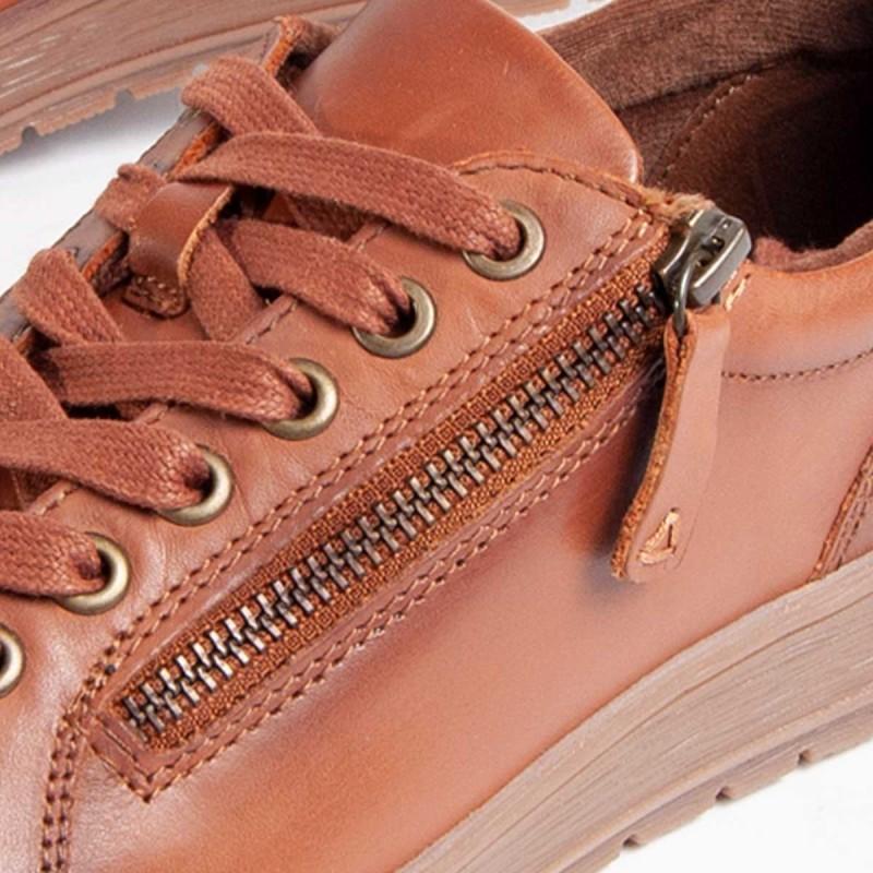Zapato Casual De Piel Para Mujer.  Purapiel  Ailina  99458