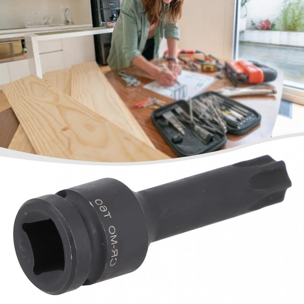 Адаптер для торцевого ключа 1/2 дюйма, 1 шт., шестигранный хвостовик, головка адаптера