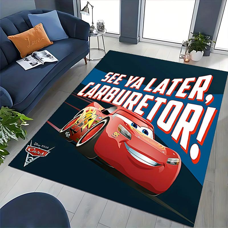 1pc Car Adventure Carpet Rug for Bedroom Living Room Decor Sofa Home Game Area Rug Non-slip Floor Mat. D0730059