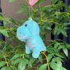 Soft And Cuddly Sitting Dinosaur Plush Toy Cute Keychain Accessory Available In Bright Colors