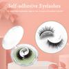 2 пары самоклеящихся НАКЛАДНЫХ ресниц многоразового использования естественный вид тонкие пушистые искусственные ресницы ручной работы