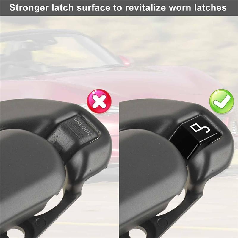 8 Piece Billet Aluminum Convertible Top Latch Rebuild Kit For Mazda Miata 1990-2003 Car Accessories