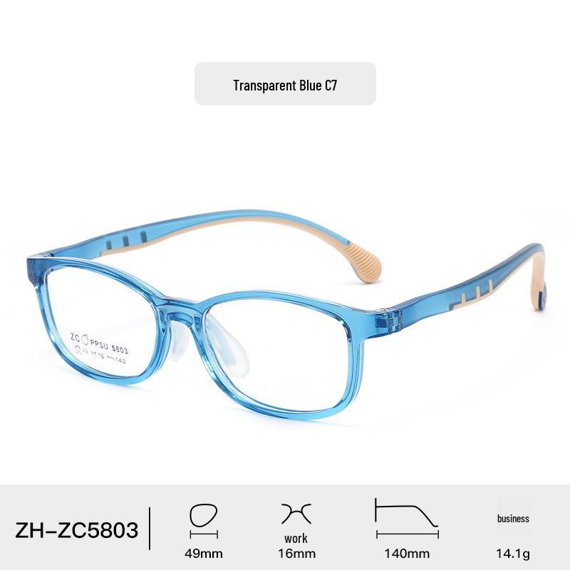 Comfortable Soft Silicone Nose Pads PPSU Eyeglass Frames for Kids, Men, Women – Myopia-Compatible