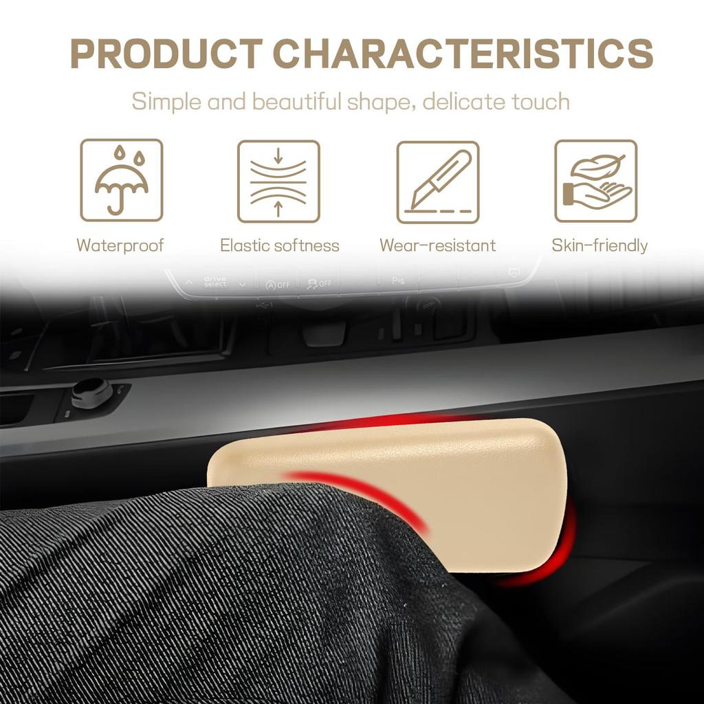 Universal Car Elbow Pads Leg Pad Interior Accessories Car Knee Support Car Leg Extender Cushion Comfortable Leg Cushion Soft Pad